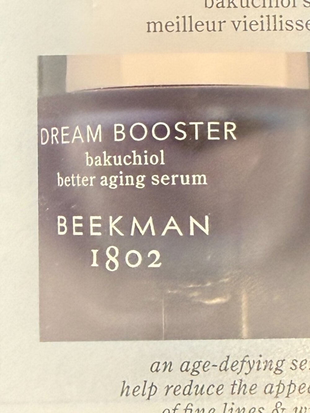 Beekman 1802 Dream Booster Bakuchiol Better Aging Serum 0.5 oz NIB